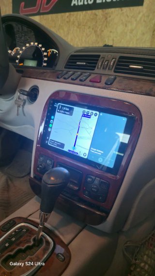Rádio Mercedes W220 Android 14 + GPS + Carplay
