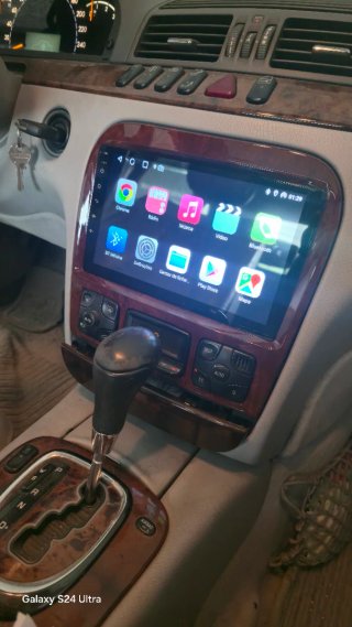 Rádio Mercedes W220 Android 14 + GPS + Carplay