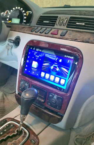 Rádio Mercedes W220 Android 14 + GPS + Carplay