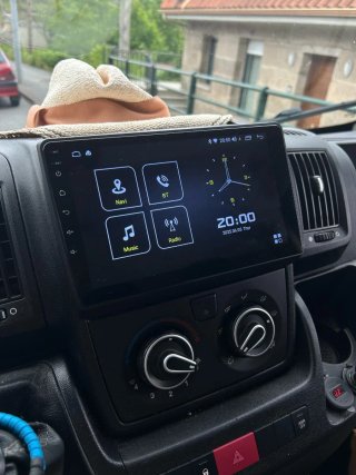Rádio Fiat Ducato/Peugeot Boxer Android 14 + GPS.