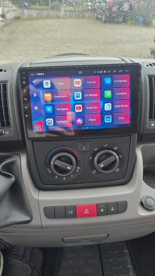Rádio Fiat Ducato/Peugeot Boxer Android 14 + GPS.