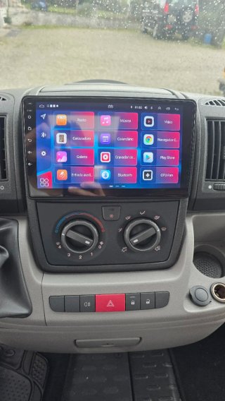 Rádio Fiat Ducato/Peugeot Boxer Android 14 + GPS.