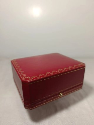 Caja Cartier Santos Reloj Vacía Roja