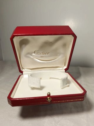 Caja Cartier Santos Reloj Vacía Roja