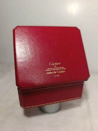 Caja Cartier Santos Reloj Vacía Roja