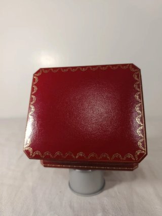 Caja Cartier Santos Reloj Vacía Roja