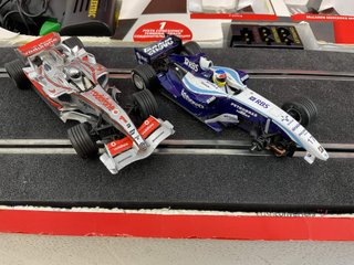 kit pista y coches slot scalextric c1
