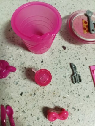 Lote Accesorios Barbie Rosa