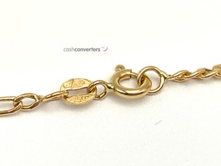 cadena oro 18k 30cm
