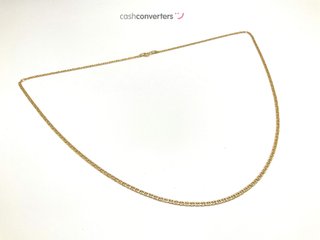 cadena oro 18k con circonita 29cm