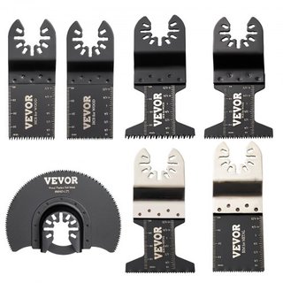 50 PCS Cuchillas de Sierra Oscilante, Kit de Cuchillas Multiherramienta de Liberación Rápida, Cuchillas HCS para Madera, Plástico, Metal, Clavos, Tornillos, Compatible con Dewalt Dremel Fein Worx ...