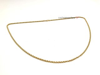 cadena oro 18k 25cm