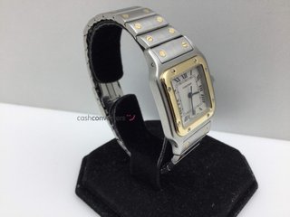 reloj alta gama señora cartier santos galbée ref. 1566