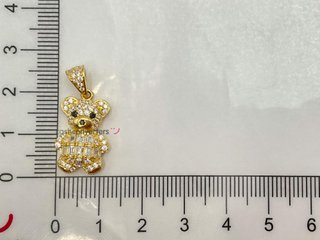 colgante oro 18k con circonita