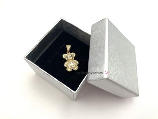colgante oro 18k con circonita