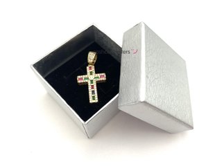 crucifijo oro 18k con circonita