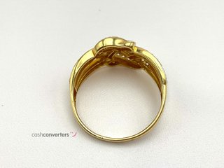 sortija oro 18k con circonita