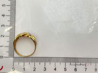 sortija oro 18k con circonita