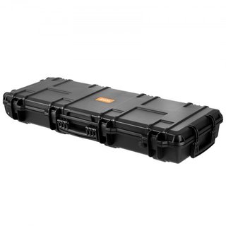 Funda para Rifle, Funda Dura para Rifle con 3 Capas de Espumas Totalmente Protectores, Funda Dura con Cerradura de 109 cm con Ruedas, Impermeable IP67 y a Prueba de Aplastamiento, para Dos Rifles ...