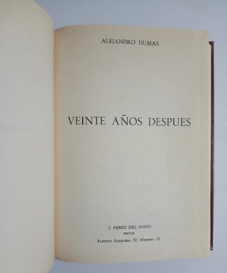 Lote de 2 libros - Alejandro Dumas