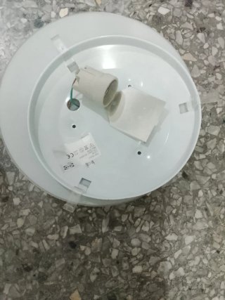 2 Lámparas de Techo Metálicas