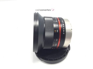 objetivos samyang samyang 12mm f/2 ncs cs para fujifilm x