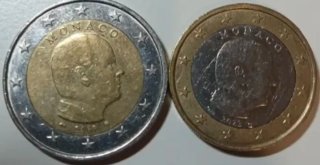 Monaco 2 y 1 Euro