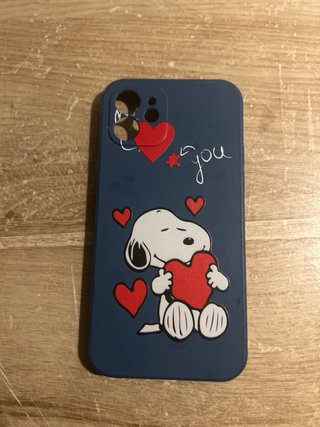 Funda iPhone 12 Transparente Stitch