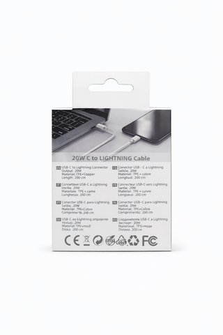 Cavo iPhone 20W 2M USB-C a Lightning
