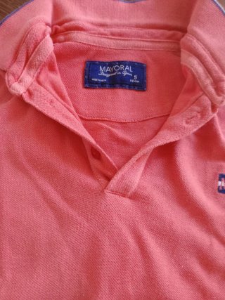 Polo niño Mayoral rosa