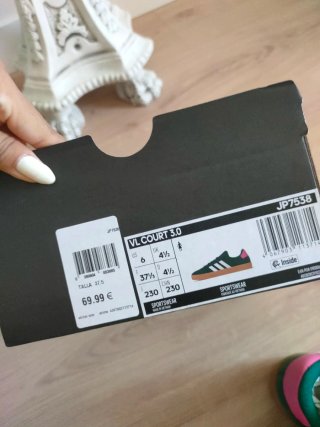 Zapatillas Adidas Mujer Talla 37 Verde/Rosa