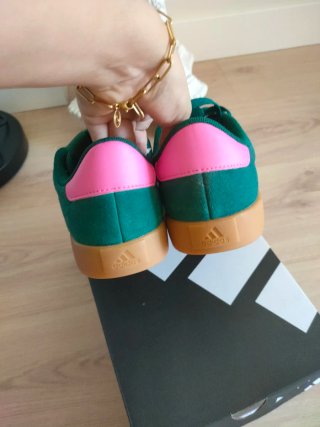 Zapatillas Adidas Mujer Talla 37 Verde/Rosa