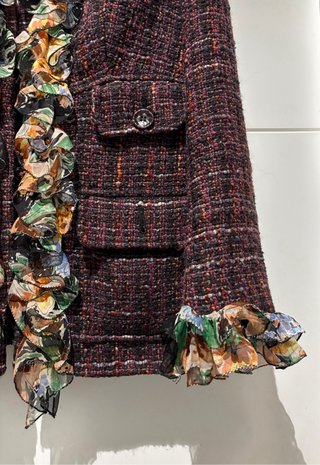 Chaqueta Dolce & Gabbana Tweed Seda talla S