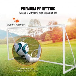 Portátil Portería de Fútbol, Red de Fútbol de 12x6 pies, Red de Fútbol para Adultos y Niños en el Jardín, Gran Red de Práctica de Fútbol, Conjunto de Portería de Entrenamiento para Jóvenes, Porter...
