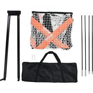 Meta de Lacrosse, Red de Lacrosse de 6' x 6', Meta de Lacrosse Portátil con Bolsa de Transporte, Equipo de Entrenamiento de Lacrosse de Fibra de Vidrio para el Patio, Meta Universitaria de Fácil M...