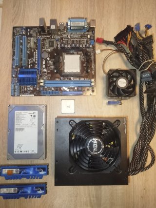 Kit Placa Base ASUS M4N5BT-M V2 y Componentes