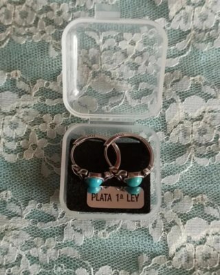 Pendientes "Nudo Celta" de Plata con Turquesa