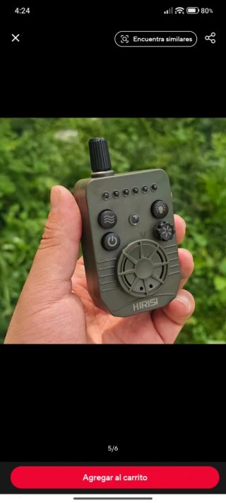 Alarmas Hirisi para pesca (Set de 4mas 1 receptor.