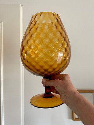 Grande Vaso Vetro Empoli Anni 60