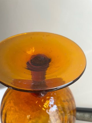 Grande Vaso Vetro Empoli Anni 60