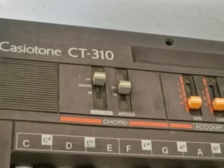 teclado casio casiotone ct-310 vintage años 80