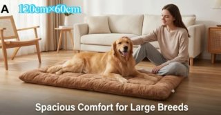 Cama felpa perro 120x60cm con cara fresca