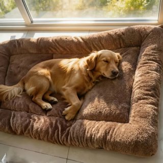 Cama felpa perro 120x60cm con cara fresca