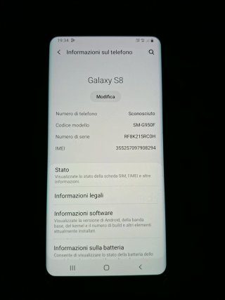 Samsung Galaxy S8 64GB Nero