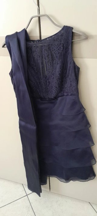 Vestito Luisa Spagnoli Blu in seta