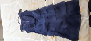 Vestito Luisa Spagnoli Blu in seta