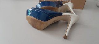 Décolleté Guess Blu/Bianco