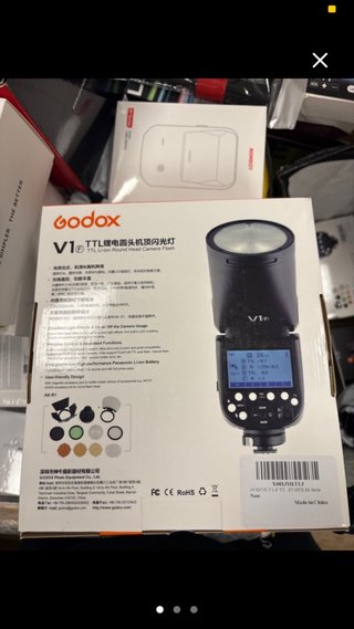Godox V1F TTL Li-ion Flash para fujifilm