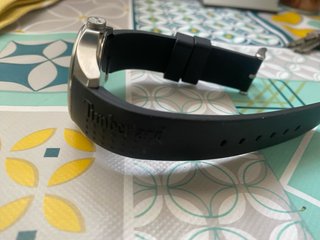 Reloj Timberland Hombre Negro y Plateado