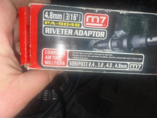 Remachadora para taladro  M7 PA-9048 4.8mm